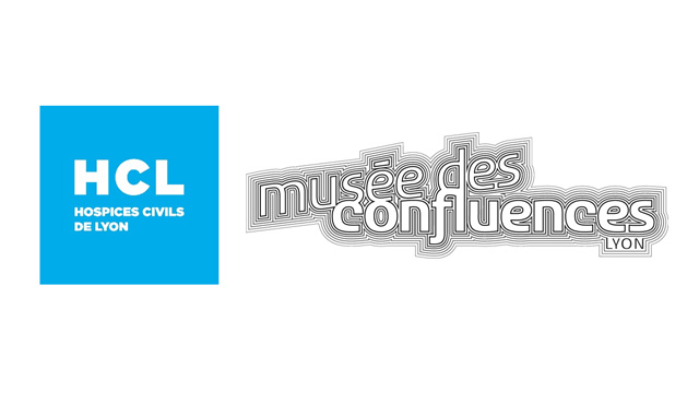 Logos des HCL et du musée des confluences