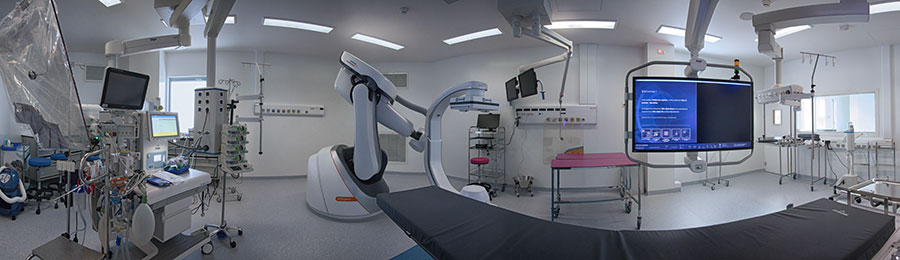 Une salle hybride high tech pour la chirurgie vasculaire à l'hôpital Louis Pradel