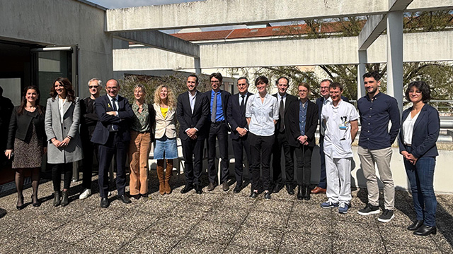 Signature de l’accord de coopération des Hospices Civils de Lyon et des Hôpitaux Drôme Nord, le 28 mars 2025