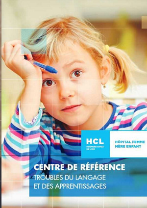 Couverture livret du centre de référence troubles du langage et des apprentissages