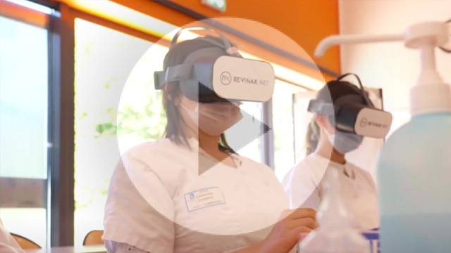 Des casques de réalité virtuelle pour apprendre et s'entraîner