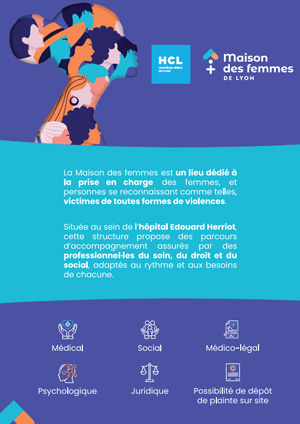 Flyer Maison des Femmes de Lyon