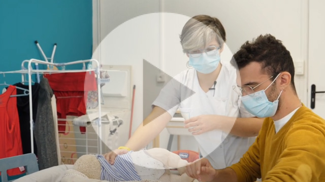 Un espace modulaire à l'hôpital Henry Gabrielle