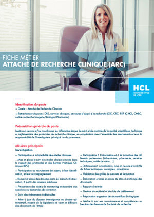 Fiche métier ARC