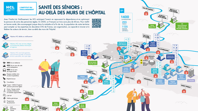 Aperçu de l'infographie santé des séniors