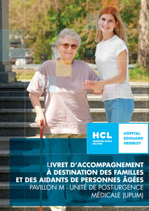 Personne âgée avec aidant