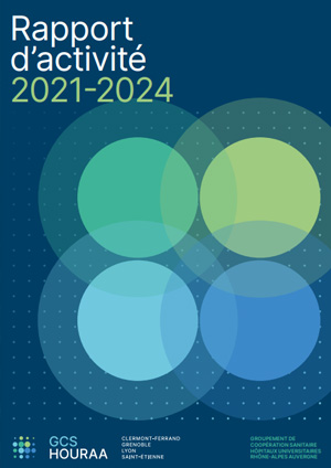 Couverture du rapport d'activité du GCS Houraa 2021-2024
