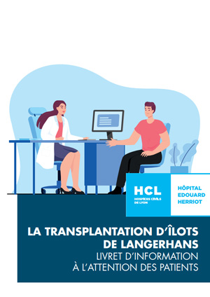 1re page du livret sur la transplantion des îlots de Langerhans