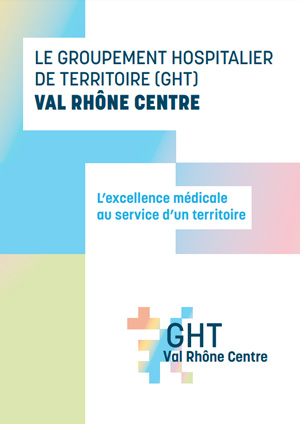 Couverture de la plaquette de présentation du GHT Val Rhône Centre