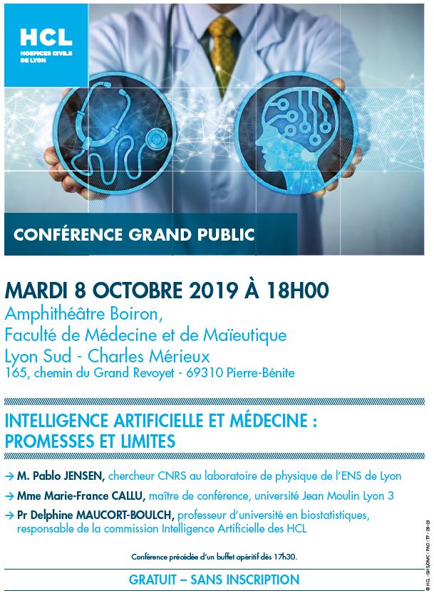 Conférence grand public : intelligence artificielle et médecine