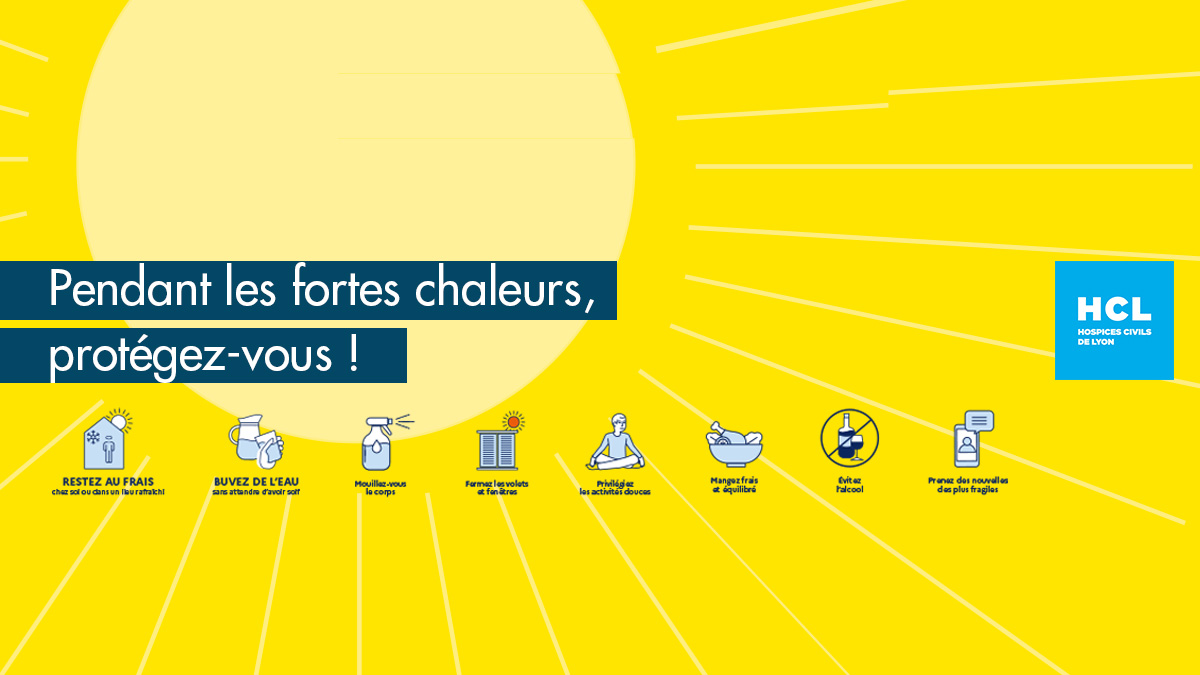 Pendant les fortes chaleurs, protégez-vous !