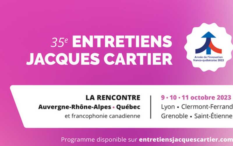 35e entretiens Jacques Cartier
