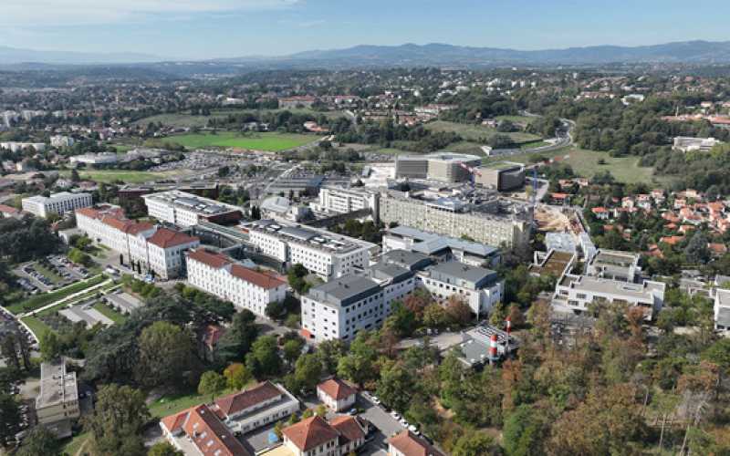 Vue panoramique de l'hôpital Lyon Sud