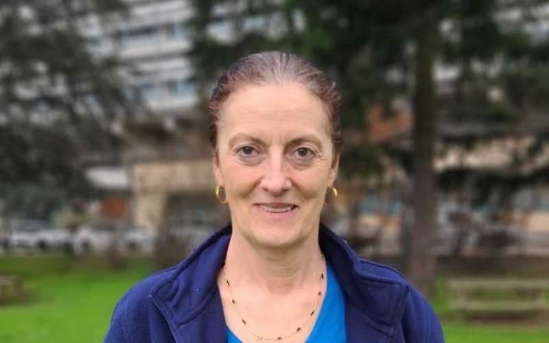 Chantal Charrion, infirmière anesthésiste à l'hôpital Louis Pradel, Hospices Civils de Lyon