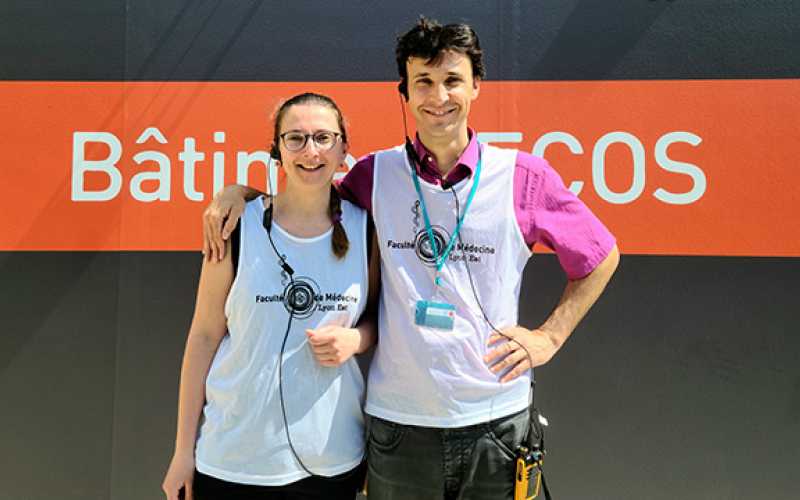 Marion Cortet et Marc Lilot, organisateurs des ECOS à Lyon
