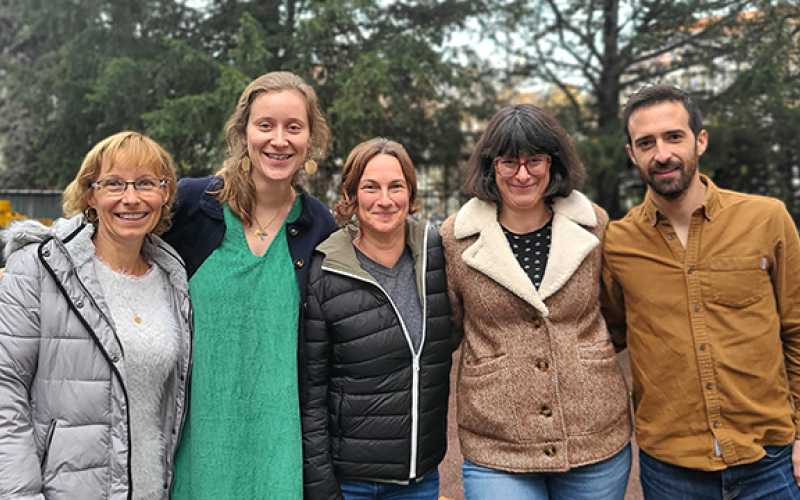 5 membres de l'équipe mobile maladie d’Alzheimer