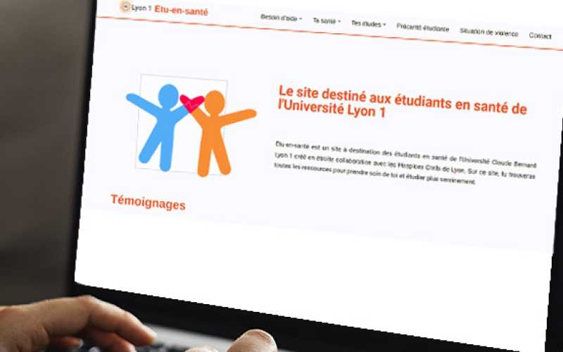 Site internet Etu en santé