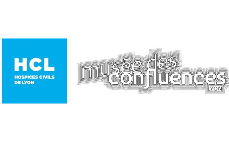 Logos des HCL et du musée des confluences