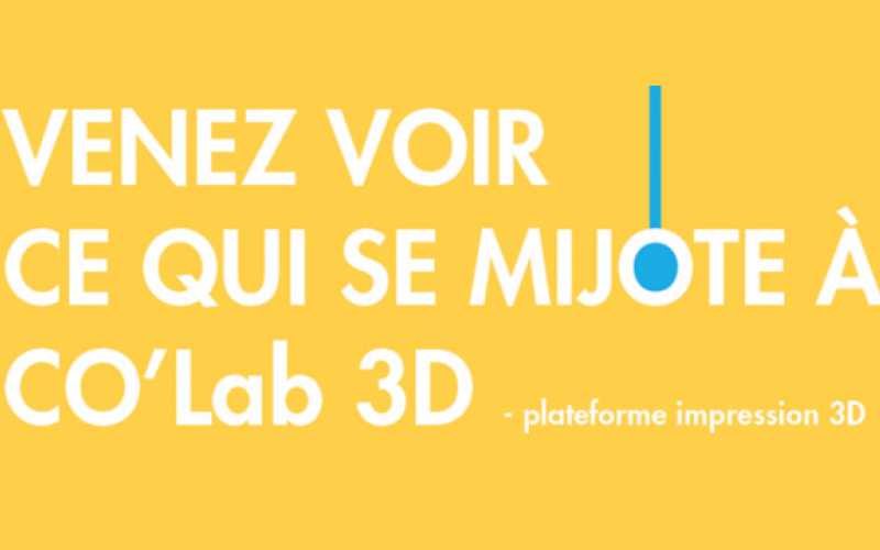 Journée portes ouvertes Co'lab 3D