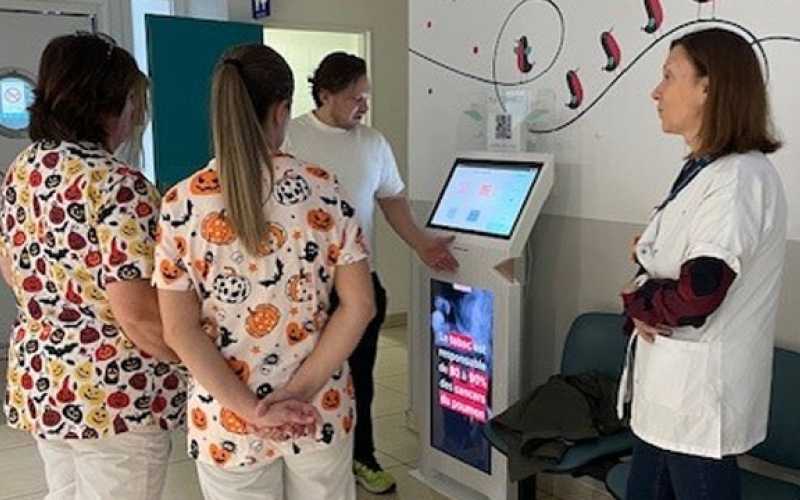 La borne Lisa Connect