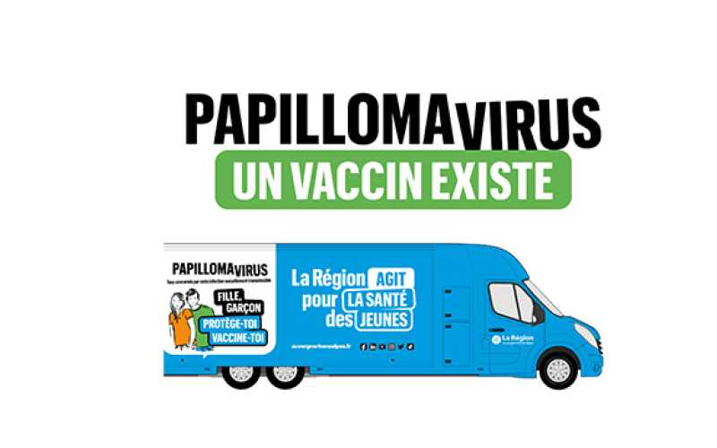 Papillomavirus, un vaccin existe (dessin bus prévention santé)