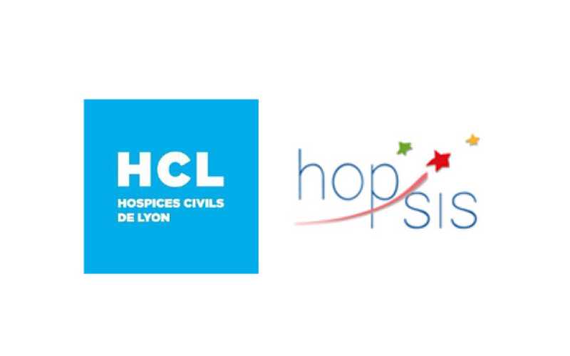 Logo des HCL et logo Hopsis