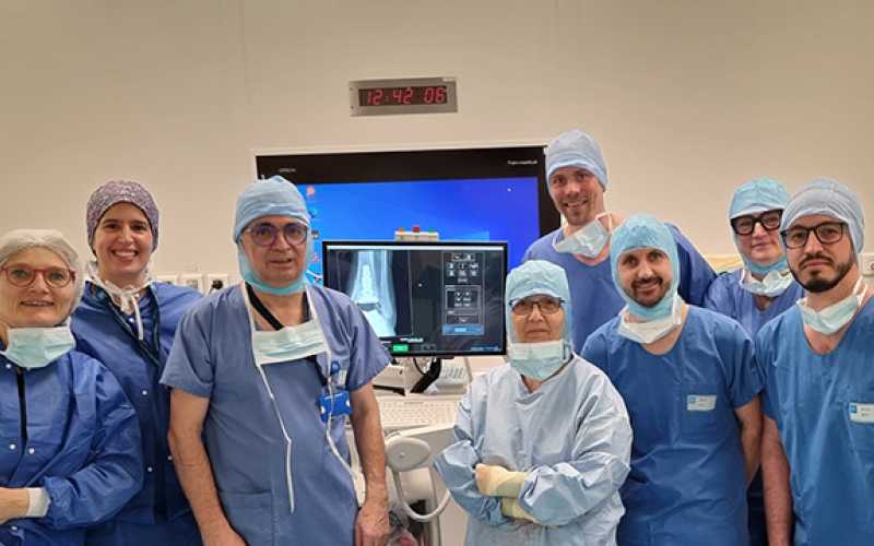 Équipe du service d'orthopédie de l'hôpital Lyon Sud