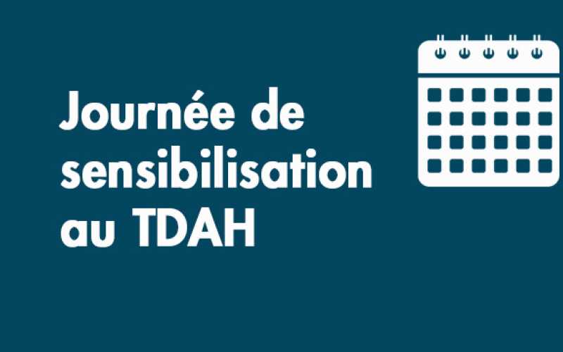 Journée de sensibilisation au TDAH avec picto agenda