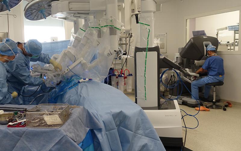 Un robot chirurgical de dernière génération à l’hôpital Edouard Herriot