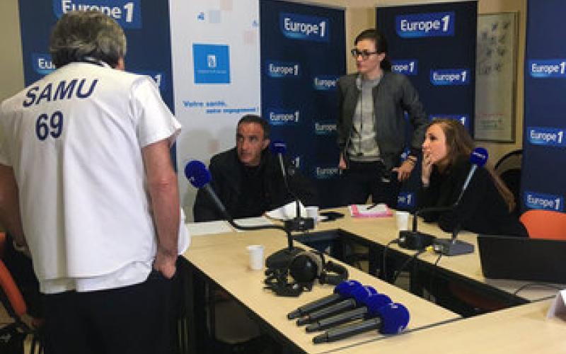 La matinale d'Europe 1 s'est invitée à l'hôpital Edouard Herriot