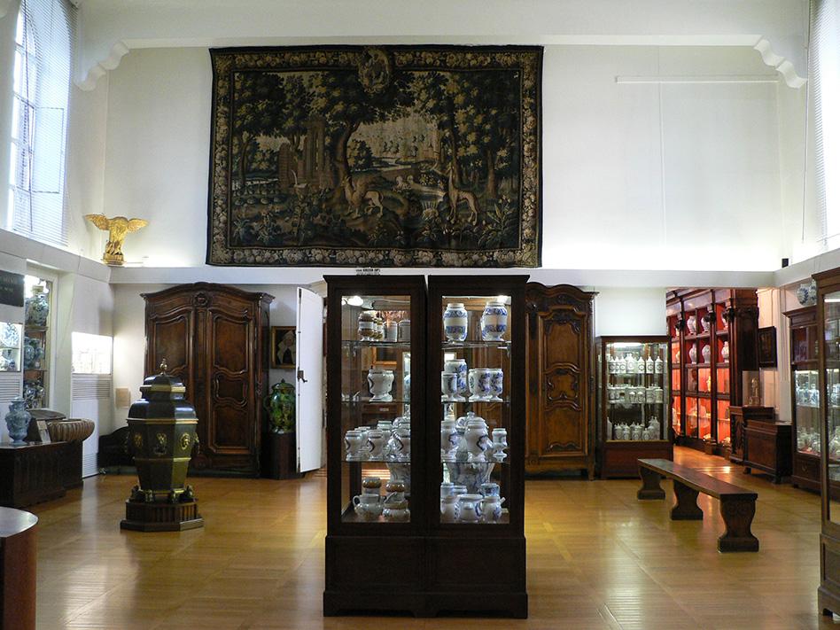 Salle Emile Delore, vue de l'entrée du musée (c) Joséphine Bitat, Musée des HCL