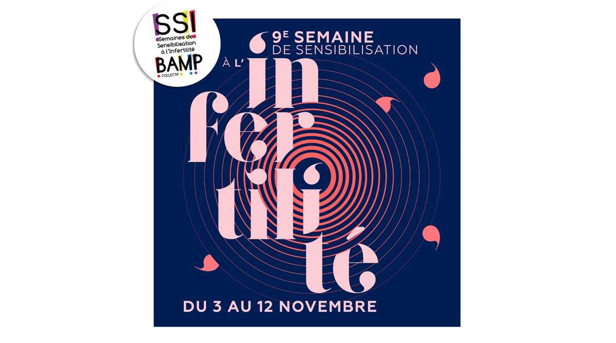 affiche de la 9e semaine de sensibilisation à l'infertilité