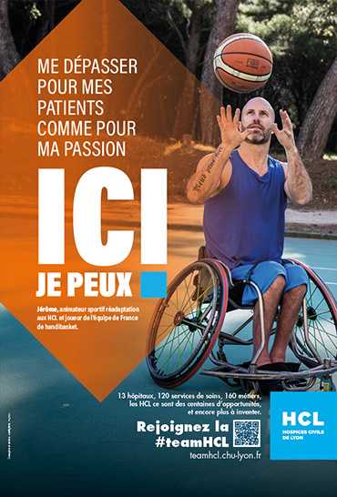 Campagne ICI JE PEUX avec Jérôme