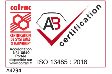 CO'Lab 3D certifiée ISO 13485