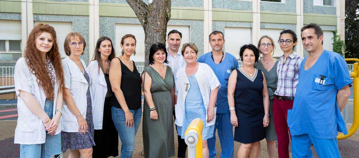 Equipe du service de chirurgie digestive et oncologique