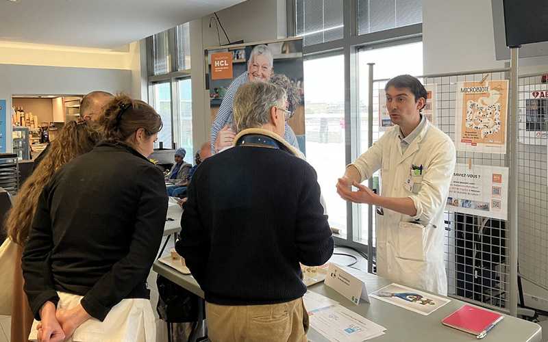 Dr Nicolas Benech, co-fondateur du Groupe d'étude du Microbiote des HCL et gastroentérologue au sein du service d'Hépato-gastroentérologie de l’hôpital de la Croix-Rousse