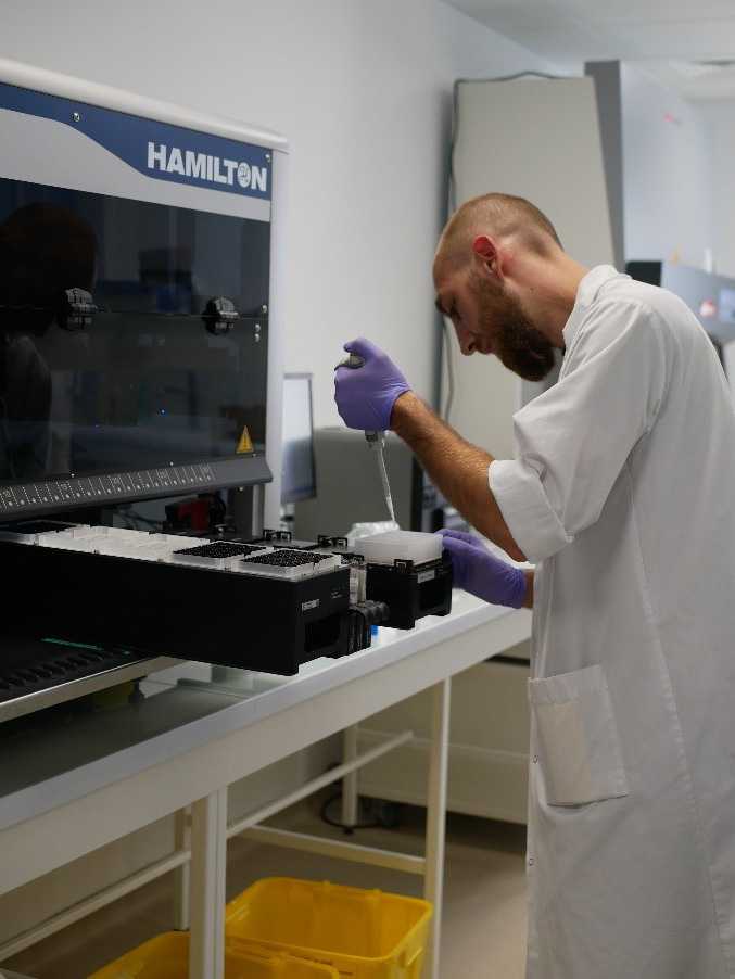 Préparation des échantillons pour extraction de l’ADN