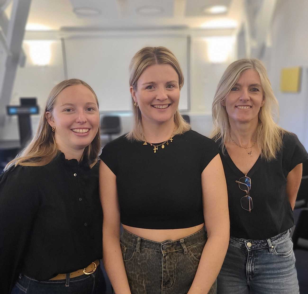 Camille Coulon, Marine Neel et Anne-Laure Charpe