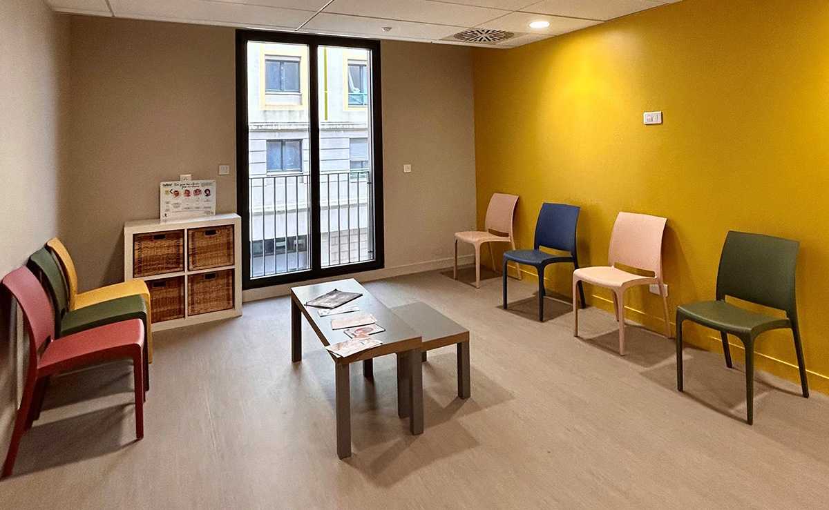 Salle d'accueil de la MSP