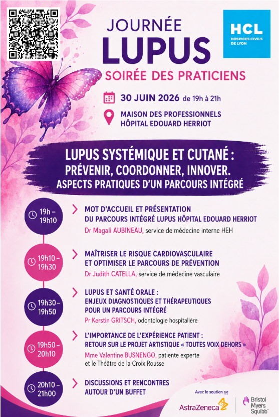 Affiche de la soirée lupus