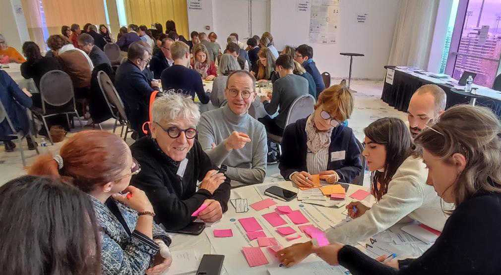 atelier de travail pendant une agora