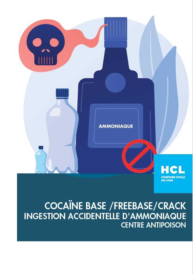 visuel de la plaquette sur les risque d'ingestion accidentelle d'ammoniaque