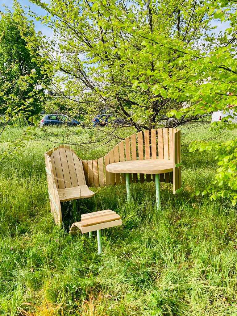 Le premier banc d'allaitement public à l'hôpital Femme Mère Enfant