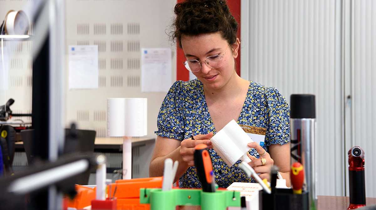 Mélia Virely, ingénieure impression 3D