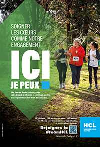 Affiche "ICI JE PEUX" avec Léa, Pascale et Rachel 