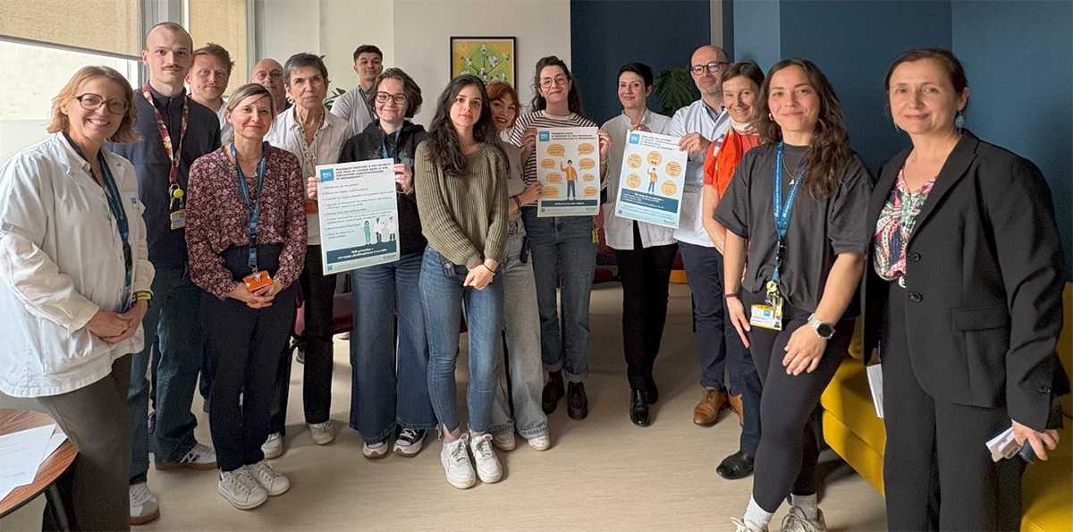 Photo de l'équipe du Hub prévention