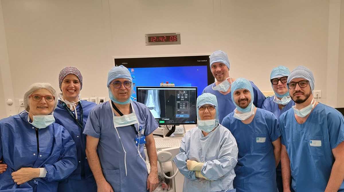 Équipe du service d'orthopédie de l'hôpital Lyon Sud
