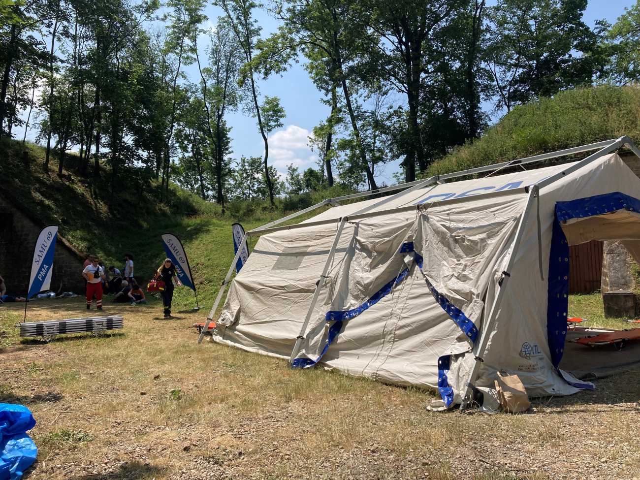 Exercice tuerie de masse 2023 Fort du Paillet à Dardilly