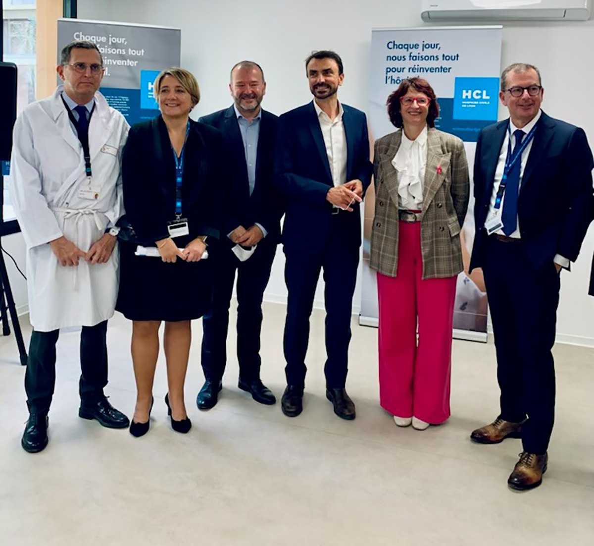 Pr Gilles Rode, Anne Decq-Garcia, François Blanchardon, Gregory Doucet, Marylène Millet, Raymond Le Moign.