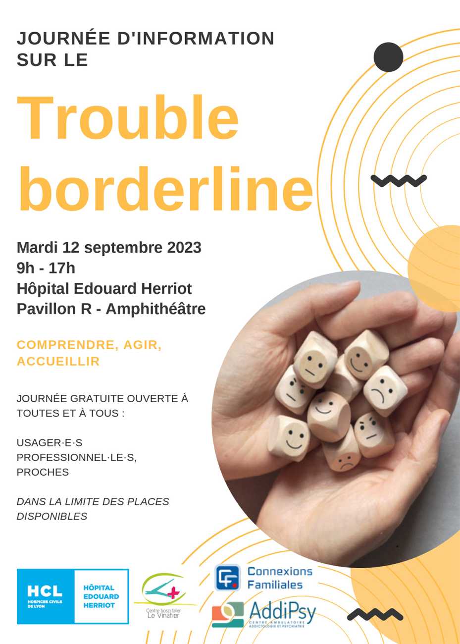 Affiche journée d'information sur le trouble borderline
